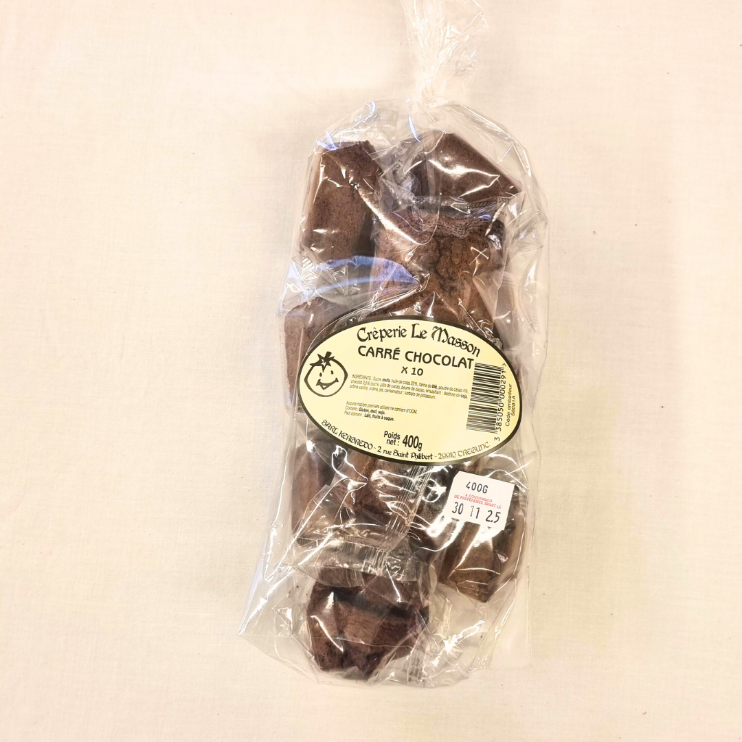 Carrés au Chocolat – Lot de 10