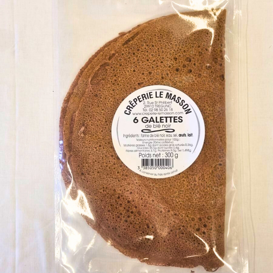6 Galettes de blé noir