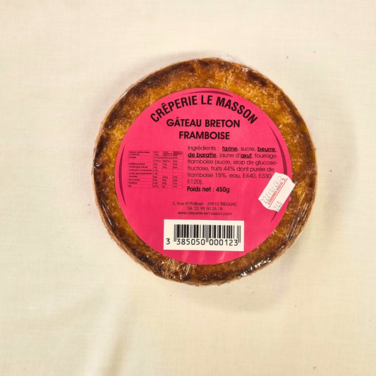 Gâteau Breton à la Framboise – 450g