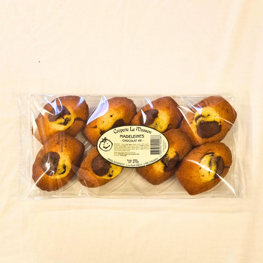 Madeleines chocolat x8